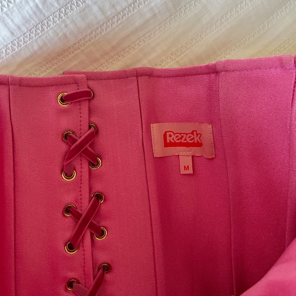 Rezek Studio Watermelon fuchsia Corset - Picture 6 of 10